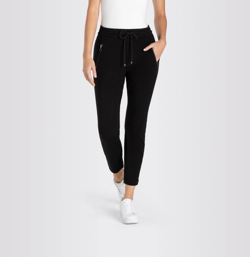 MAC Hose Easy Smart 7/8 Relaxed Slim Fit black von MAC