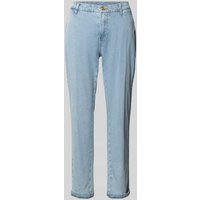 MAC Jeans in verkürzter Passform mit Eingrifftaschen in Hellblau, Größe 32 von MAC