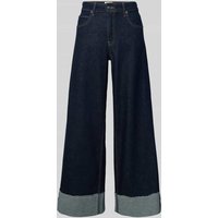 MAC Jeans mit Eingrifftaschen Modell 'NEVADA SUPERWIDE' in Dunkelblau, Größe 44 von MAC