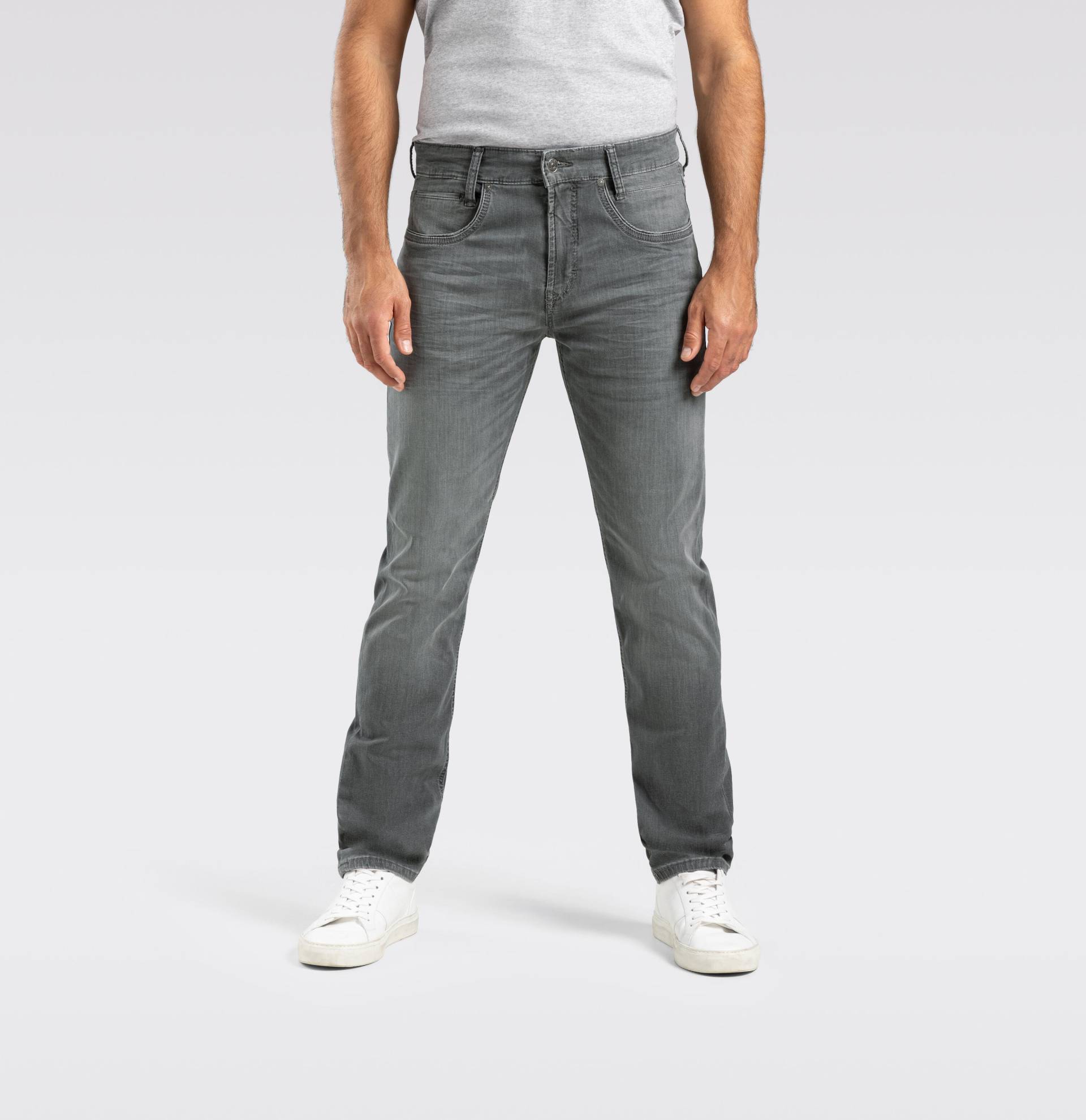 MAC - MAC JEANS - Arne Pipe, Light Weight Denim grau - Gr. - 36/30 von MAC