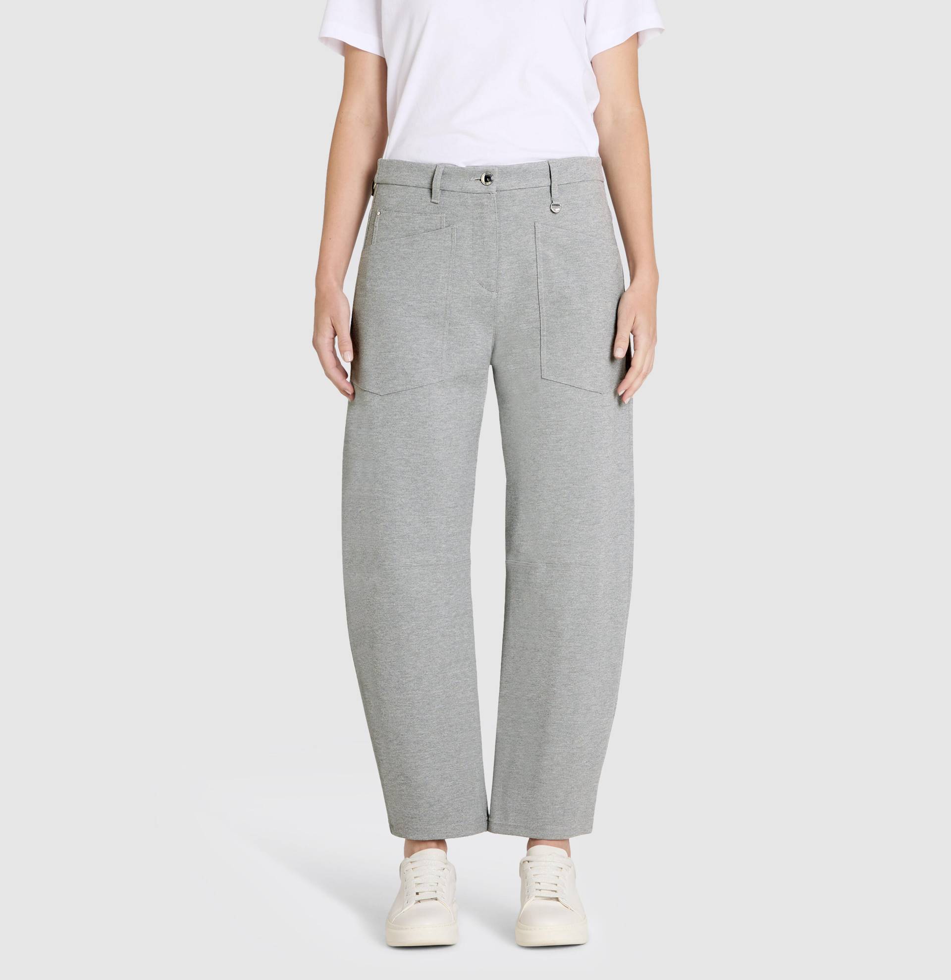 MAC - MAC JEANS - BAGGY SMART, Light Jersey grau - Gr. - 34 von MAC