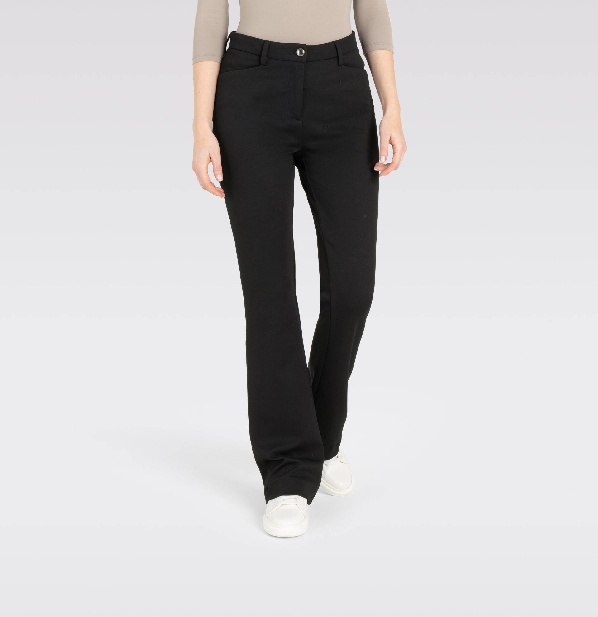 MAC - MAC JEANS - BELLA, Stretch ribbon schwarz - Gr. - 44/32 von MAC