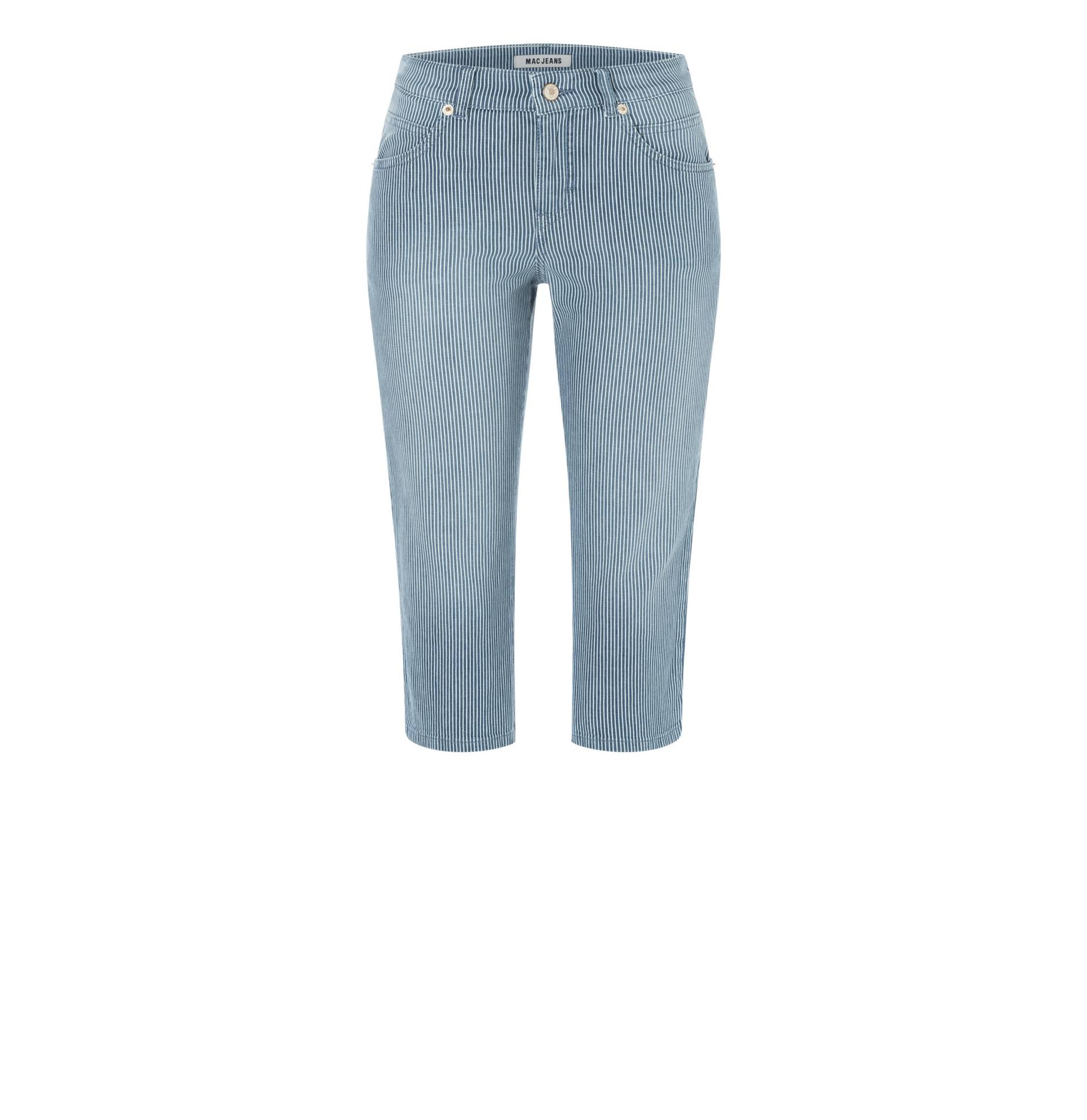 MAC - MAC JEANS - CAPRI, Stripe Denim blau von MAC