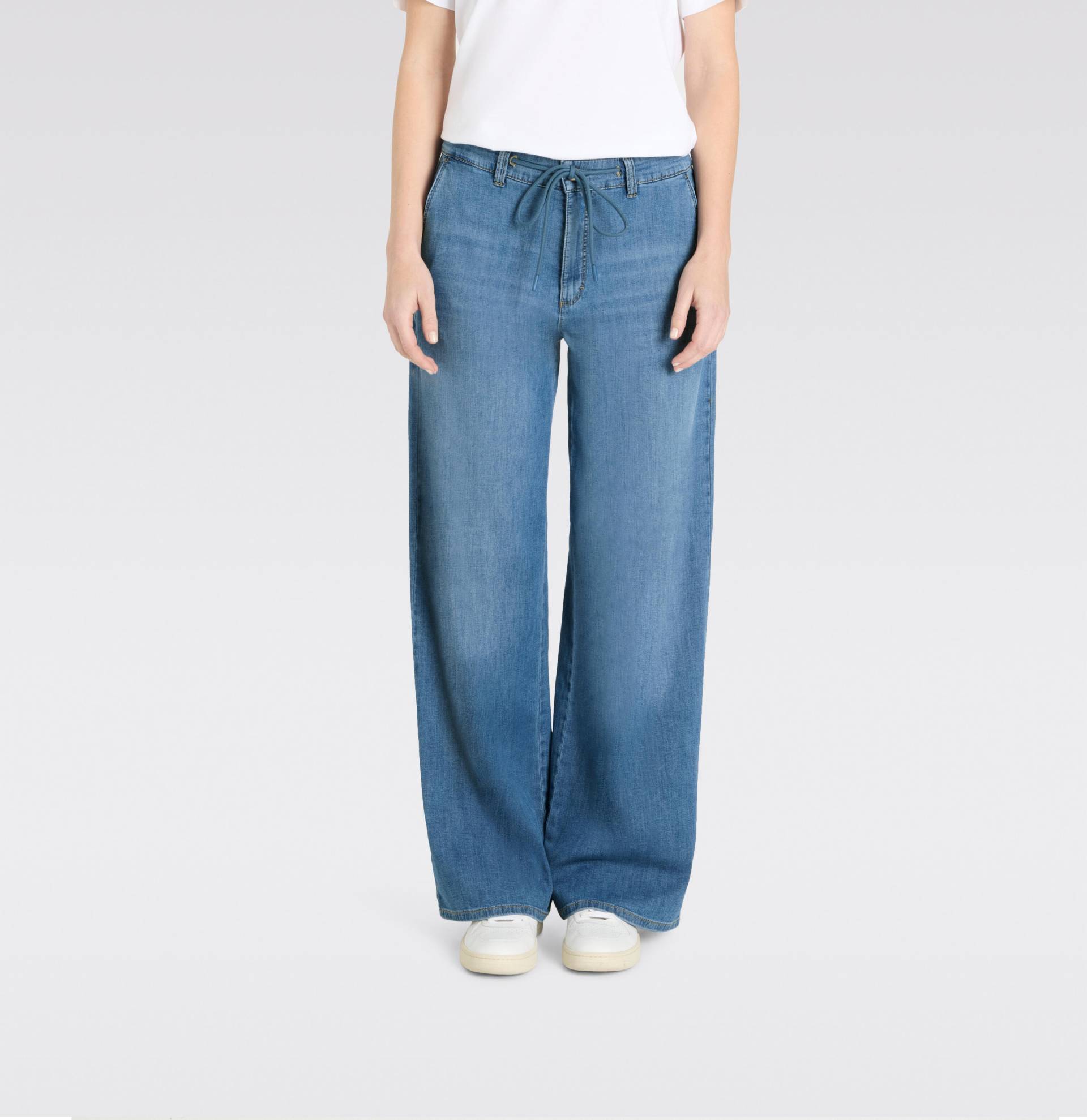 MAC - MAC JEANS - CHARLY CHINO, Super light denim blau - Gr. - 46/32 von MAC