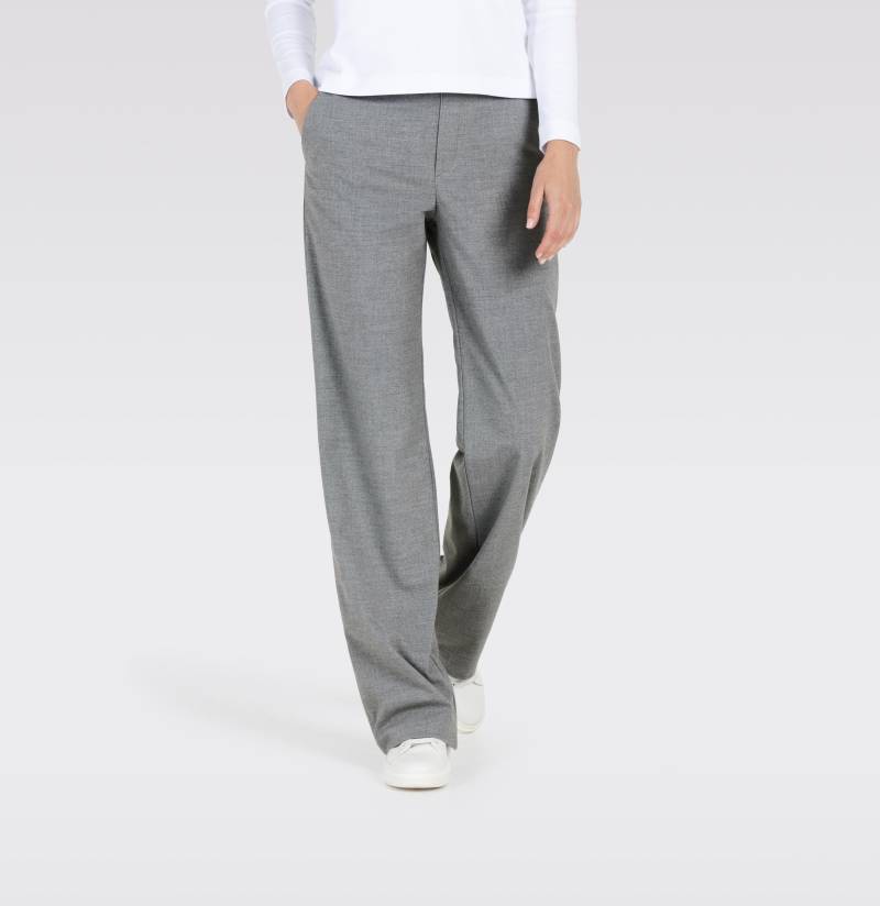 MAC - MAC JEANS - CHIARA, Premium fluid Flanell grau - Gr. - 36/32 von MAC
