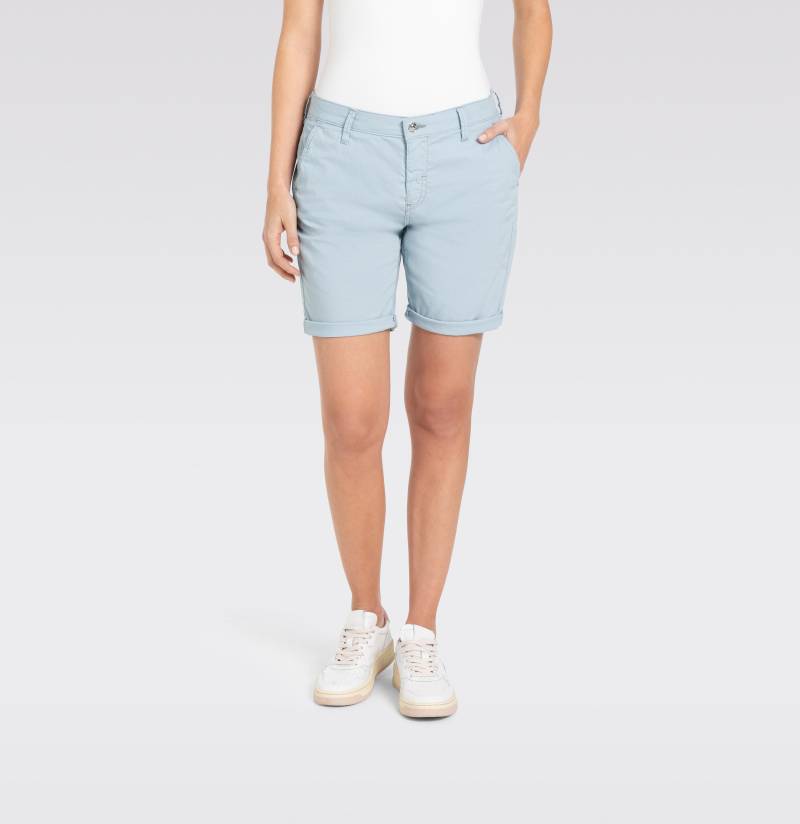 MAC - MAC JEANS - CHINO SHORTS, Fade out gabardine light blau von MAC