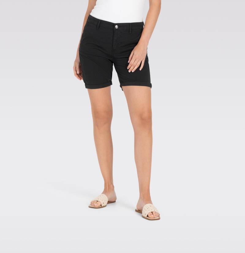 MAC - MAC JEANS - CHINO SHORTS, Fade out gabardine light schwarz von MAC