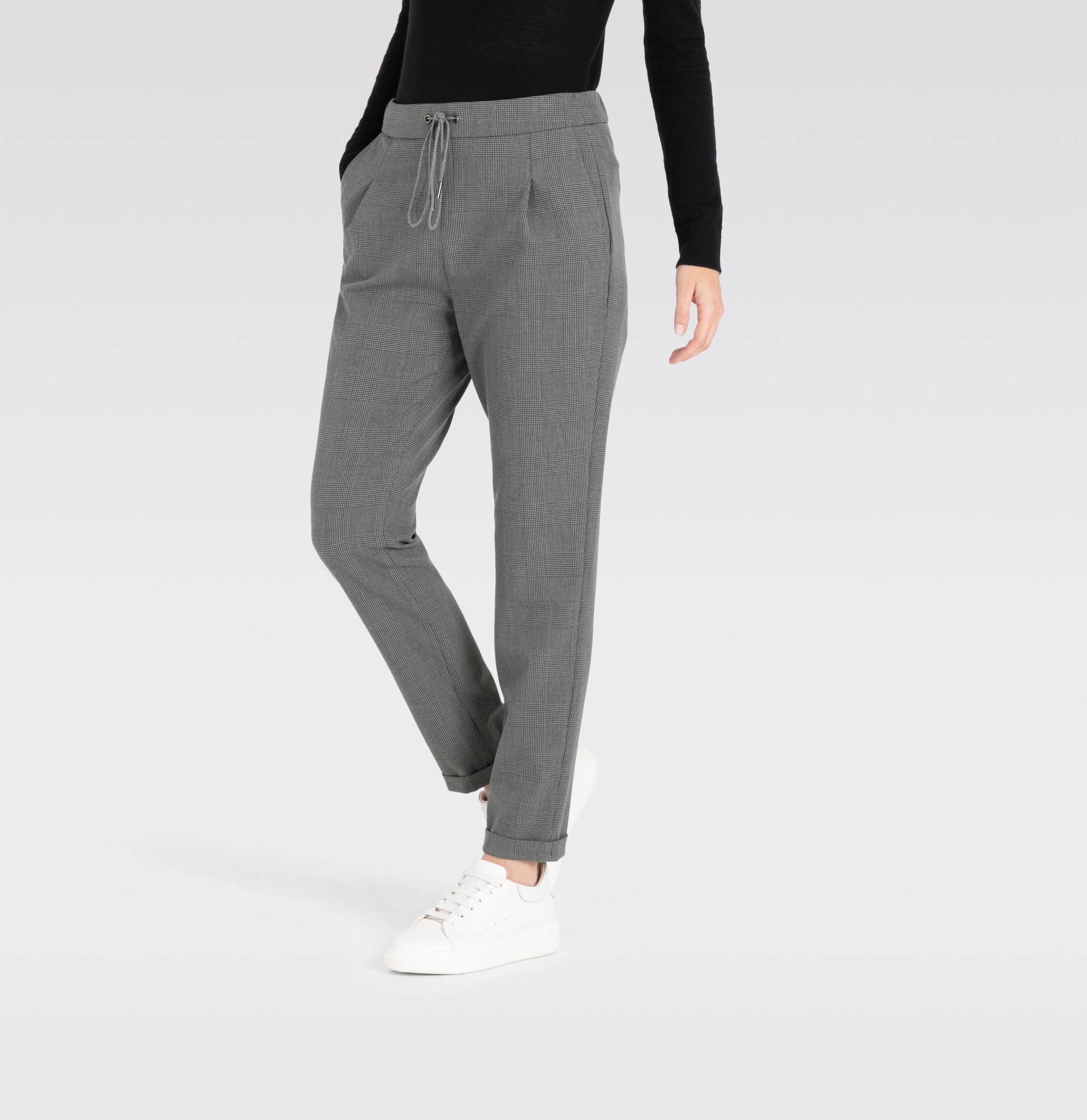 MAC - MAC JEANS - EASY CHIC, Bistretch dessiniert grau - Gr. - 36/OL von MAC