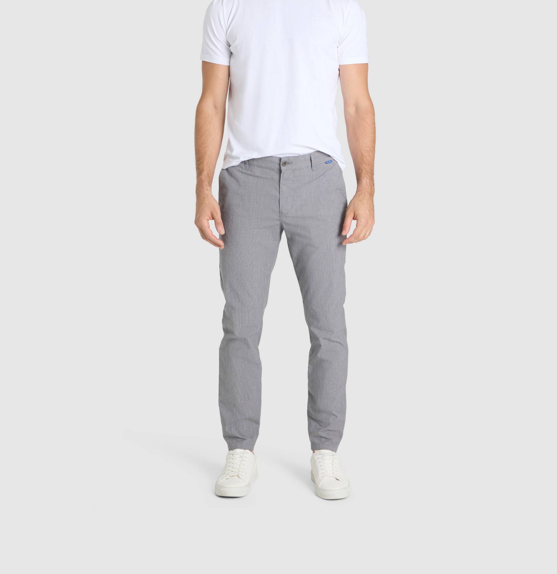 MAC - MAC JEANS - Griffin, Summer Micro Structure grau - Gr. - 30/30 von MAC