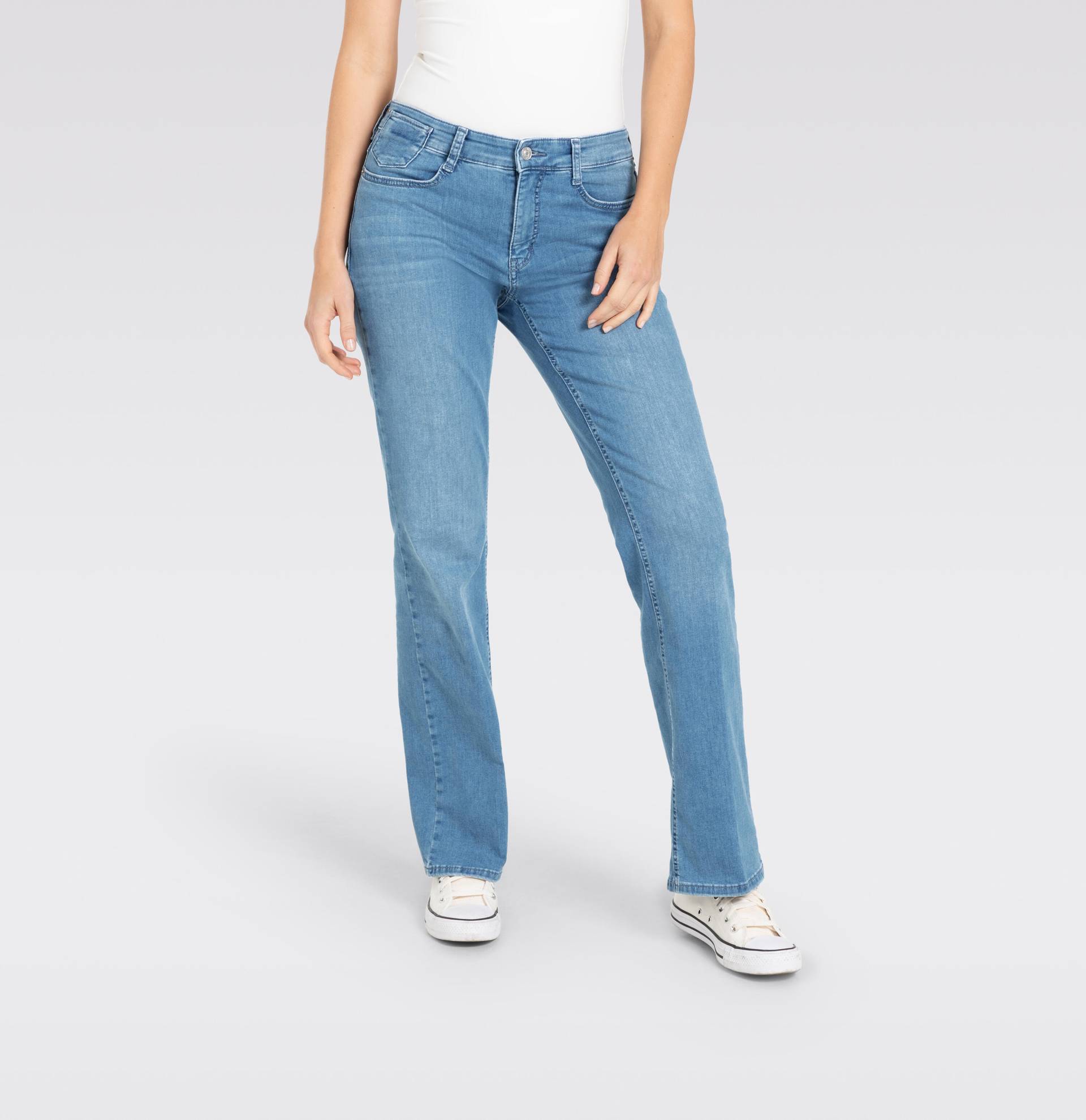 MAC - MAC JEANS - LAURA, Authentic Stretch Denim blau - Gr. - 40/28 von MAC