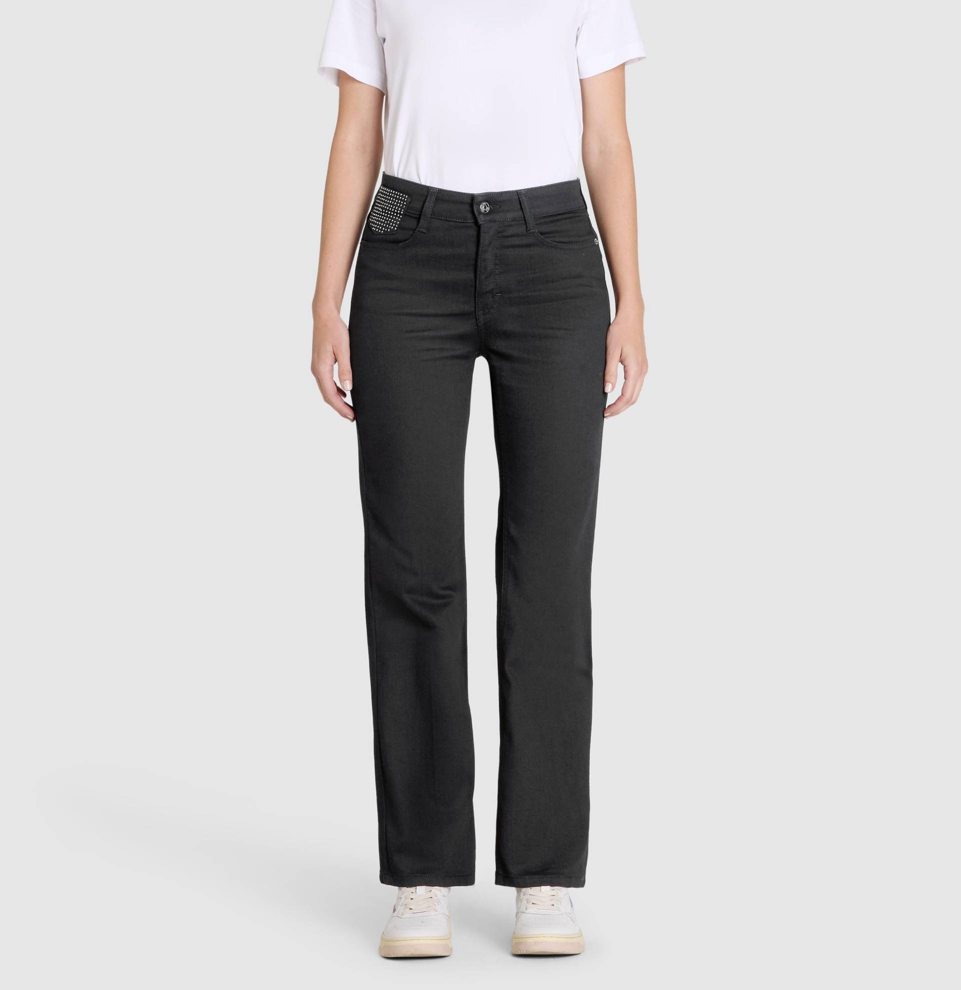 MAC - MAC JEANS - LAURA, Authentic Stretch Denim schwarz - Gr. - 38/32 von MAC