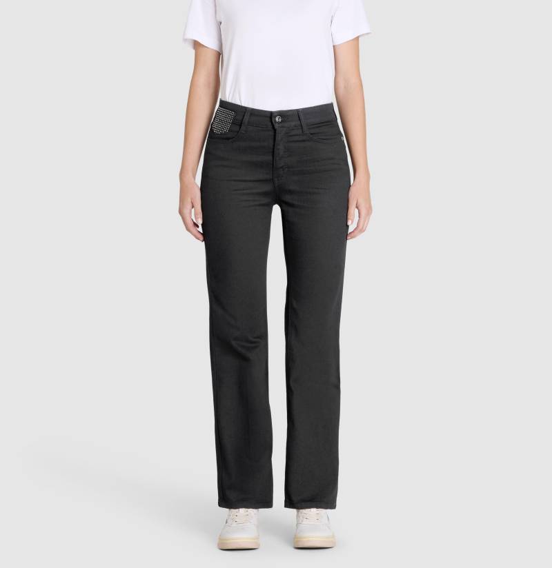 MAC - MAC JEANS - LAURA, Authentic Stretch Denim schwarz - Gr. - 42/32 von MAC