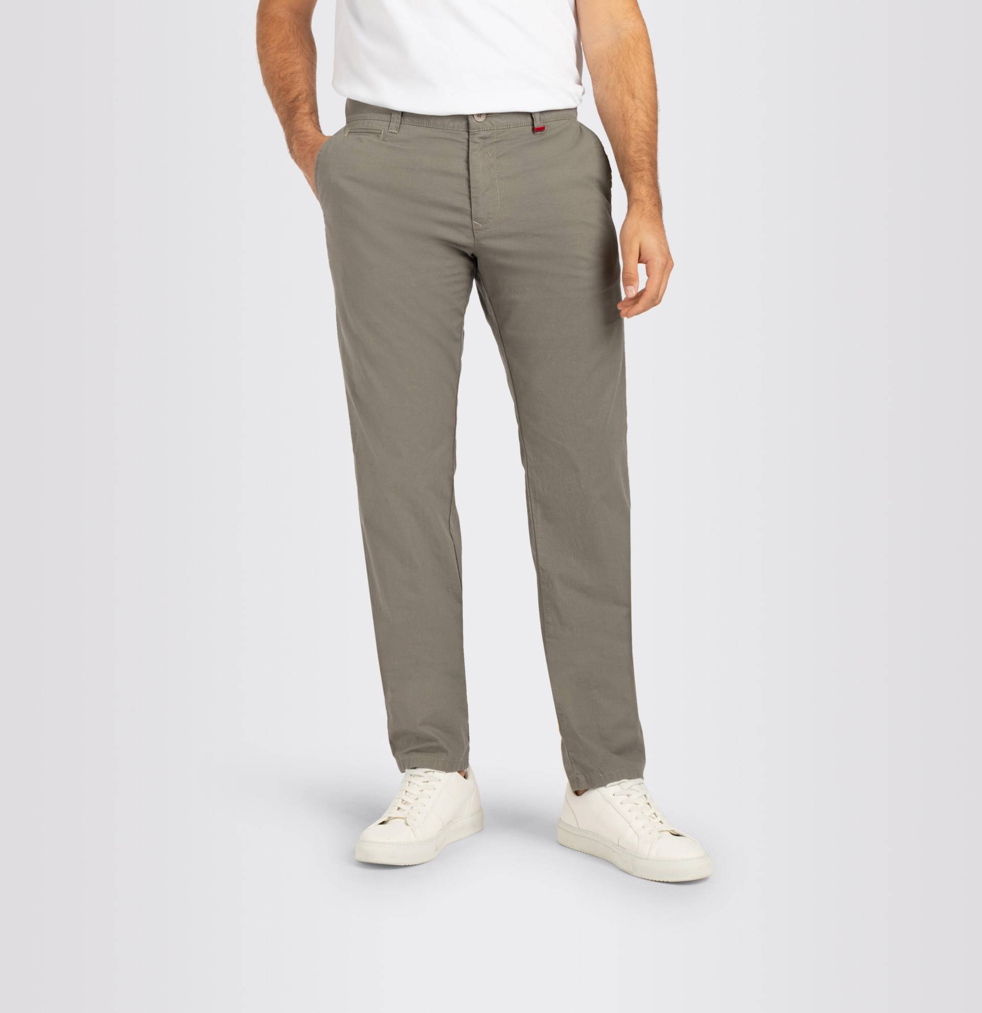 MAC - MAC JEANS - Lennox, Printed Light High Stretch grün - Gr. - 38/32 von MAC