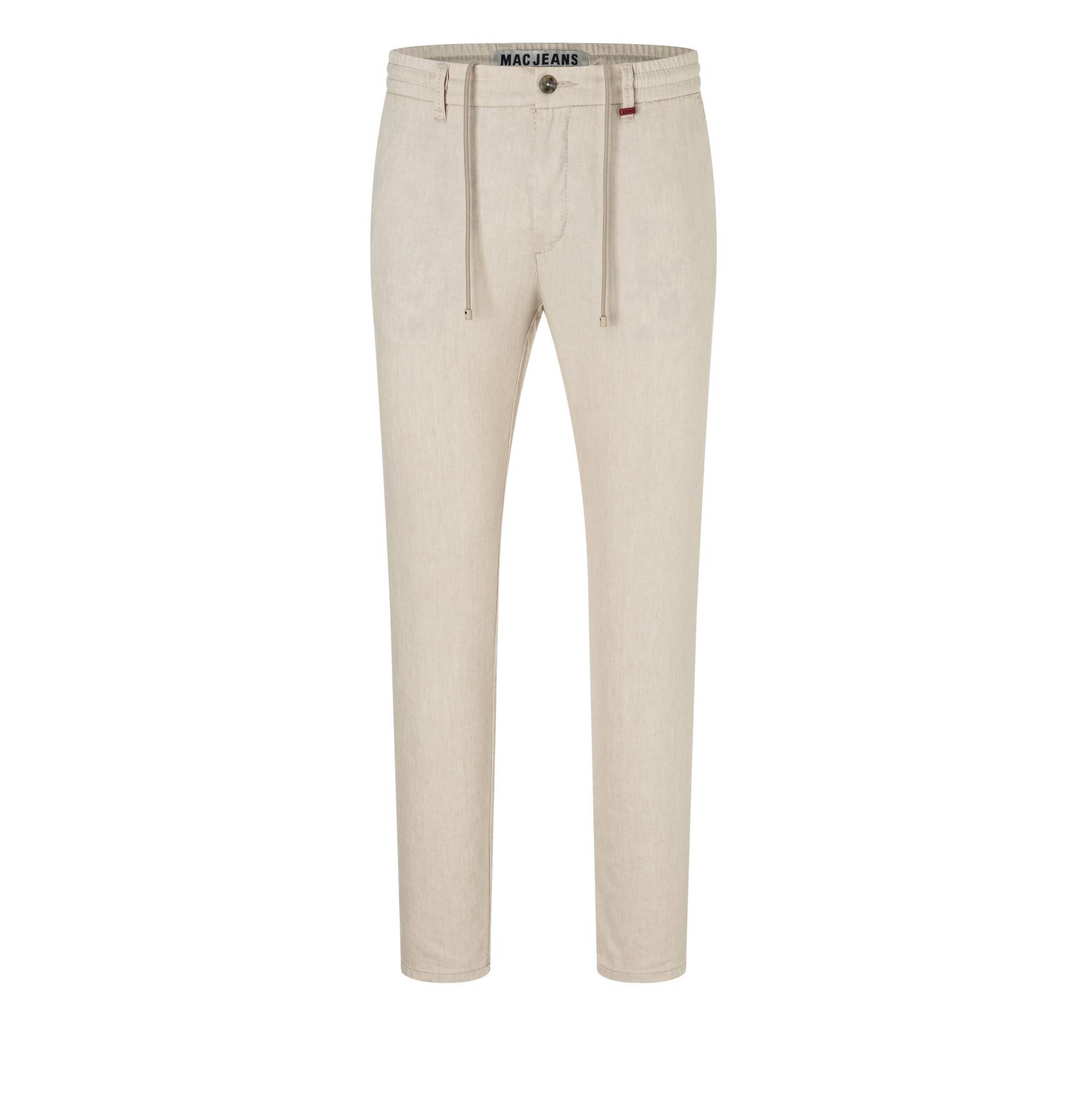 MAC - MAC JEANS - Lennox Sport, Linen Stretch beige - Gr. - 40/34 von MAC