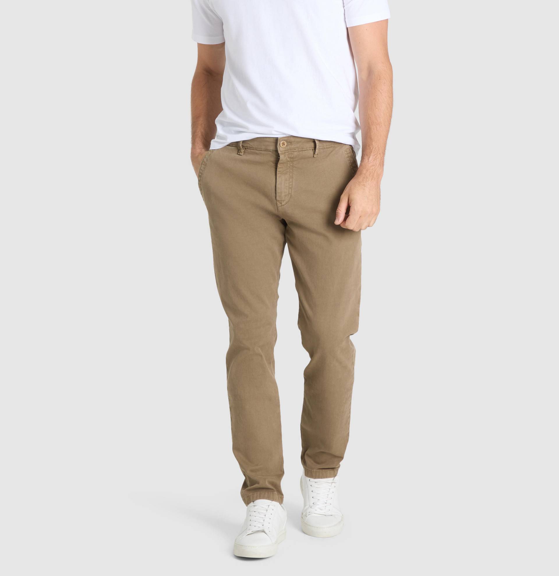 MAC - MAC JEANS - Lenny, Cotton Micro Structure braun - Gr. - 35/30 von MAC