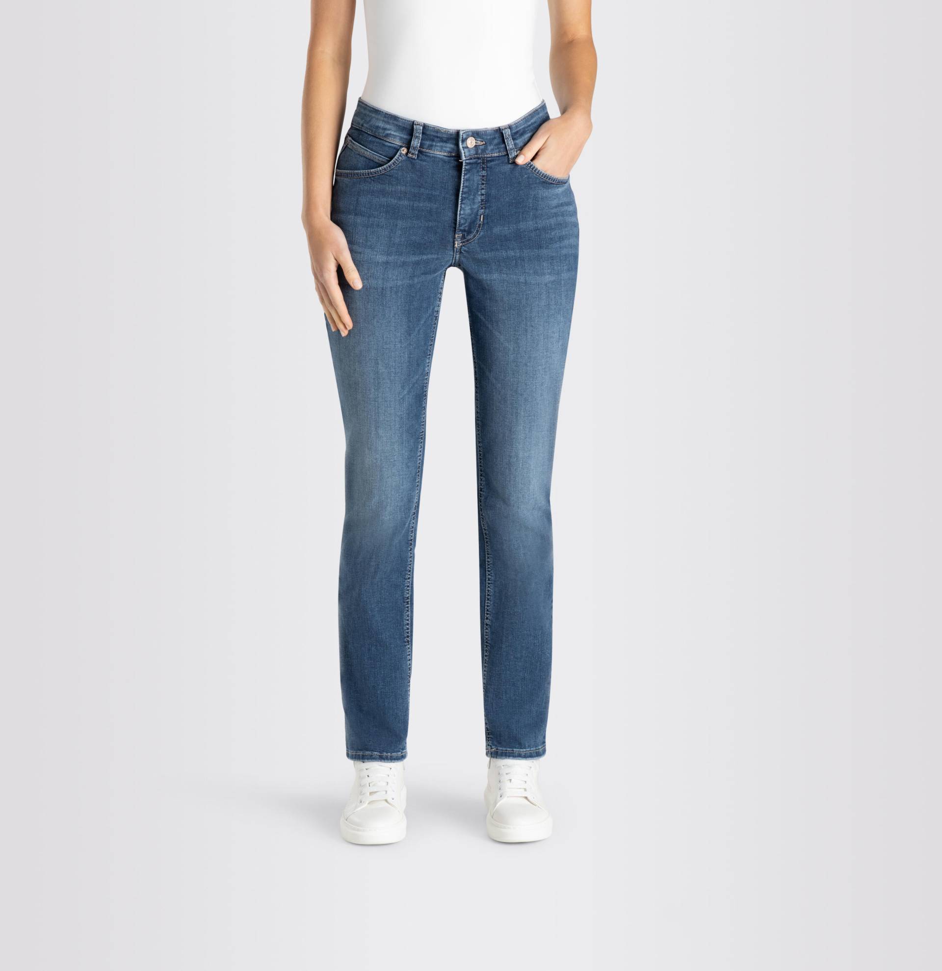 MAC - MAC JEANS - MELANIE, PERFECT Fit Forever Denim blau von MAC