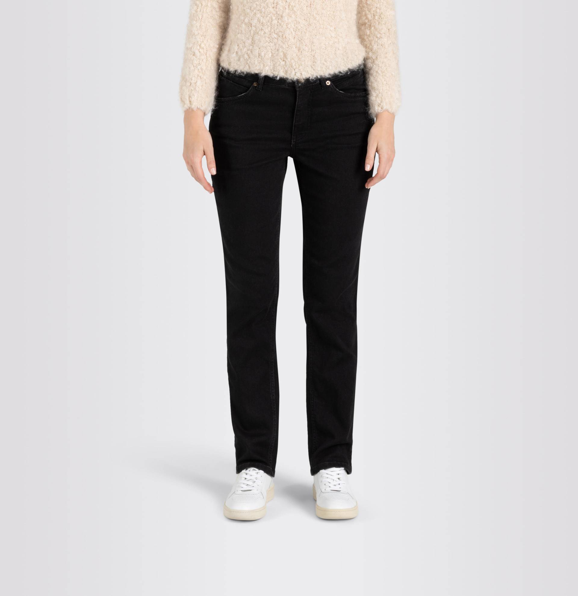 MAC - MAC JEANS - MELANIE , Thermo denim schwarz - Gr. - 46/32 von MAC