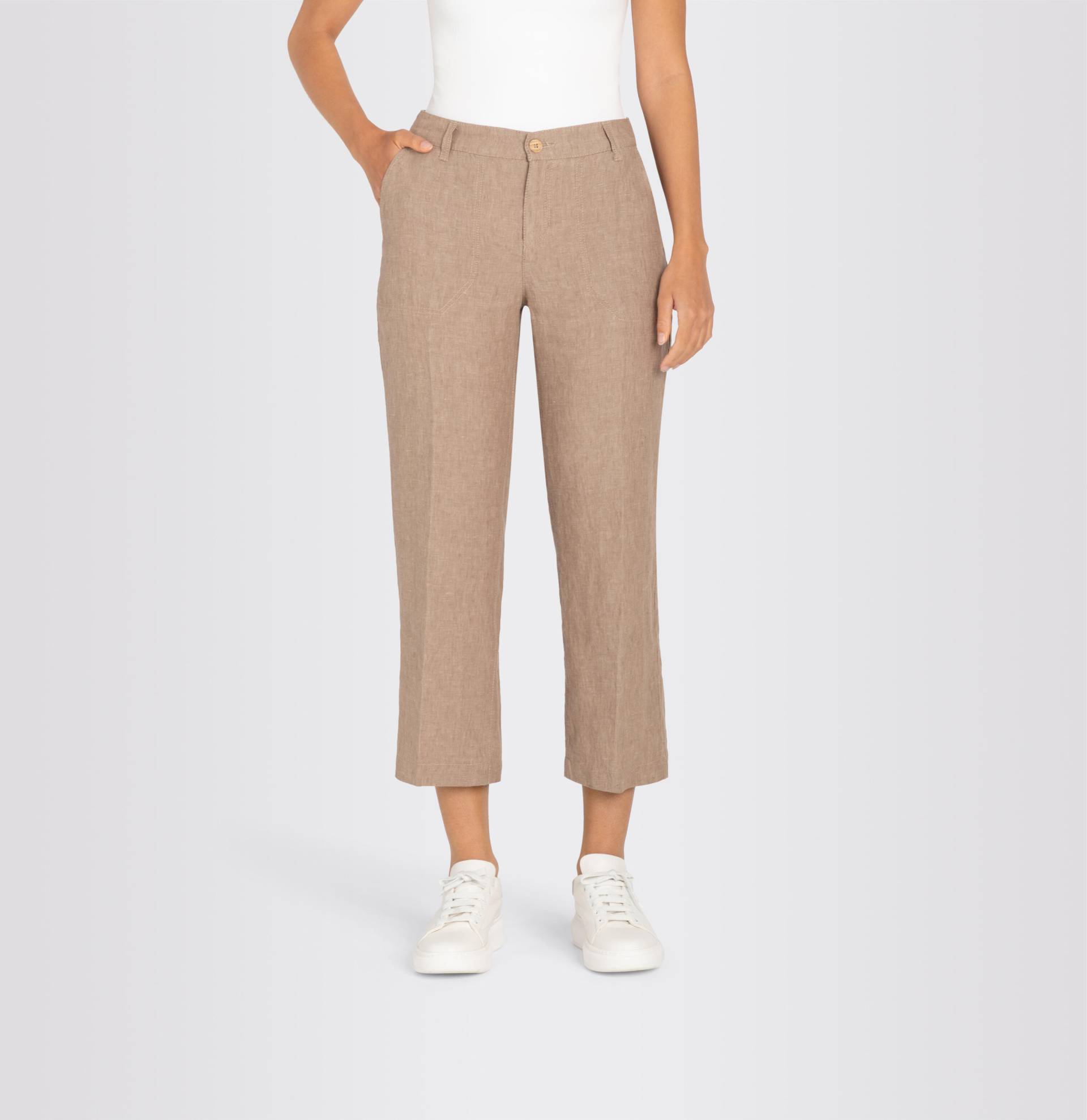 MAC - MAC JEANS - NORA, Pure linen braun - Gr. - 36/OL von MAC