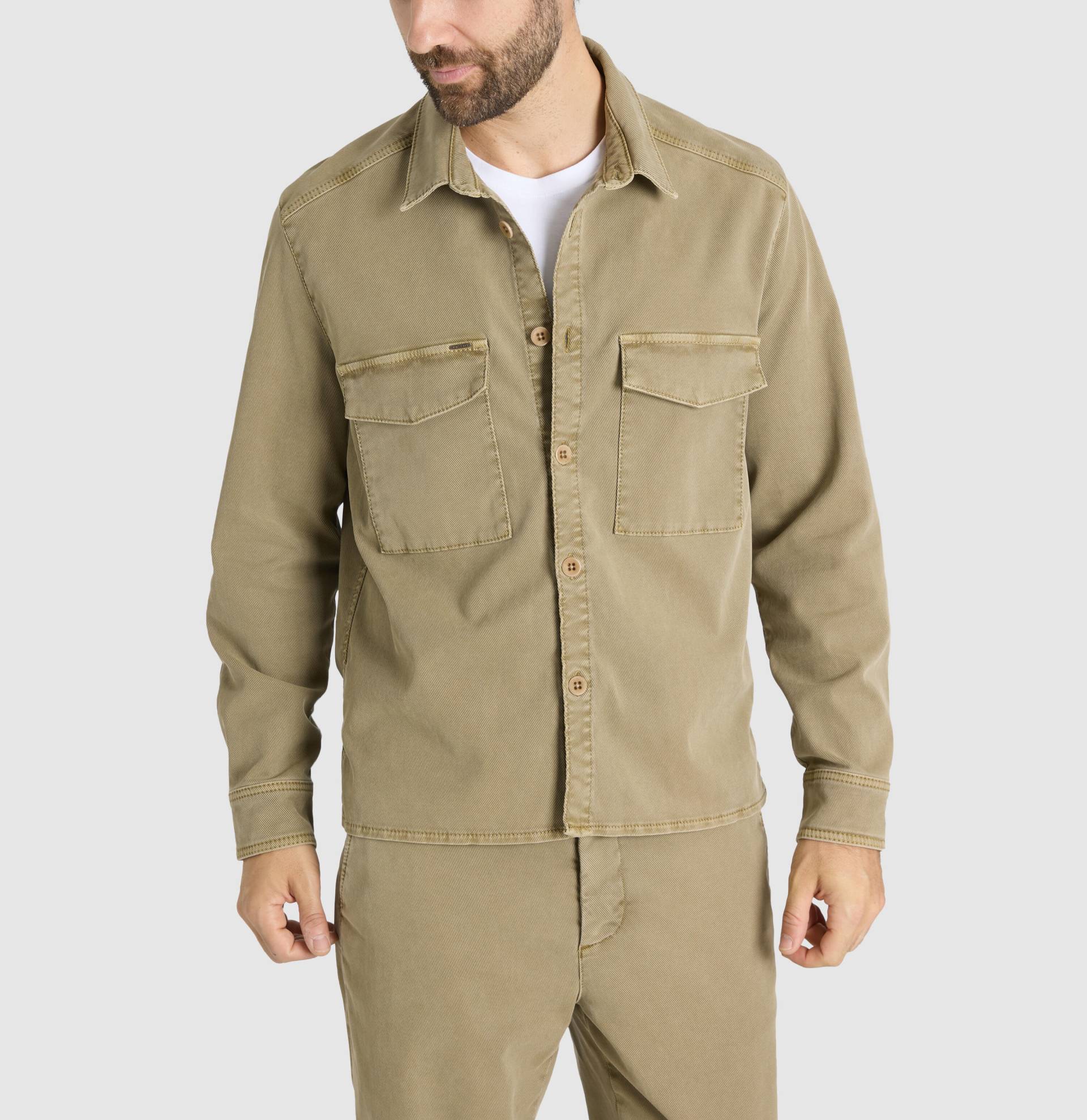 MAC - MAC JEANS - Overjacket, Heavy Cavalry Twill grün - Gr. - M/OL von MAC