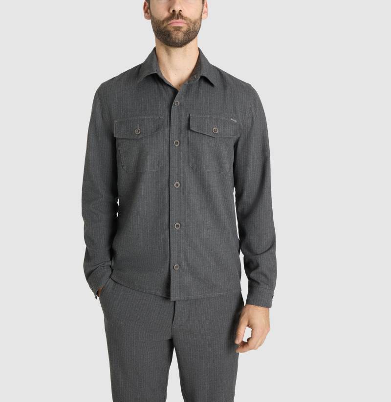 MAC - MAC JEANS - Overshirt, Light Flannel grau - Gr. - XL/OL von MAC