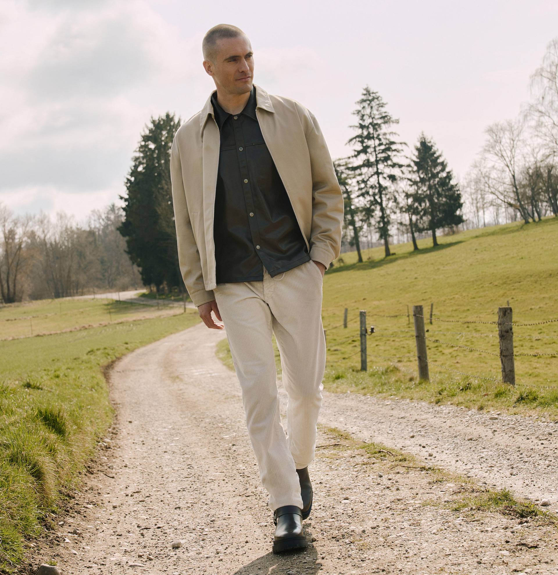 MAC - MAC JEANS - Pedro, Fancy Corduroy beige - Gr. - 34/32 von MAC