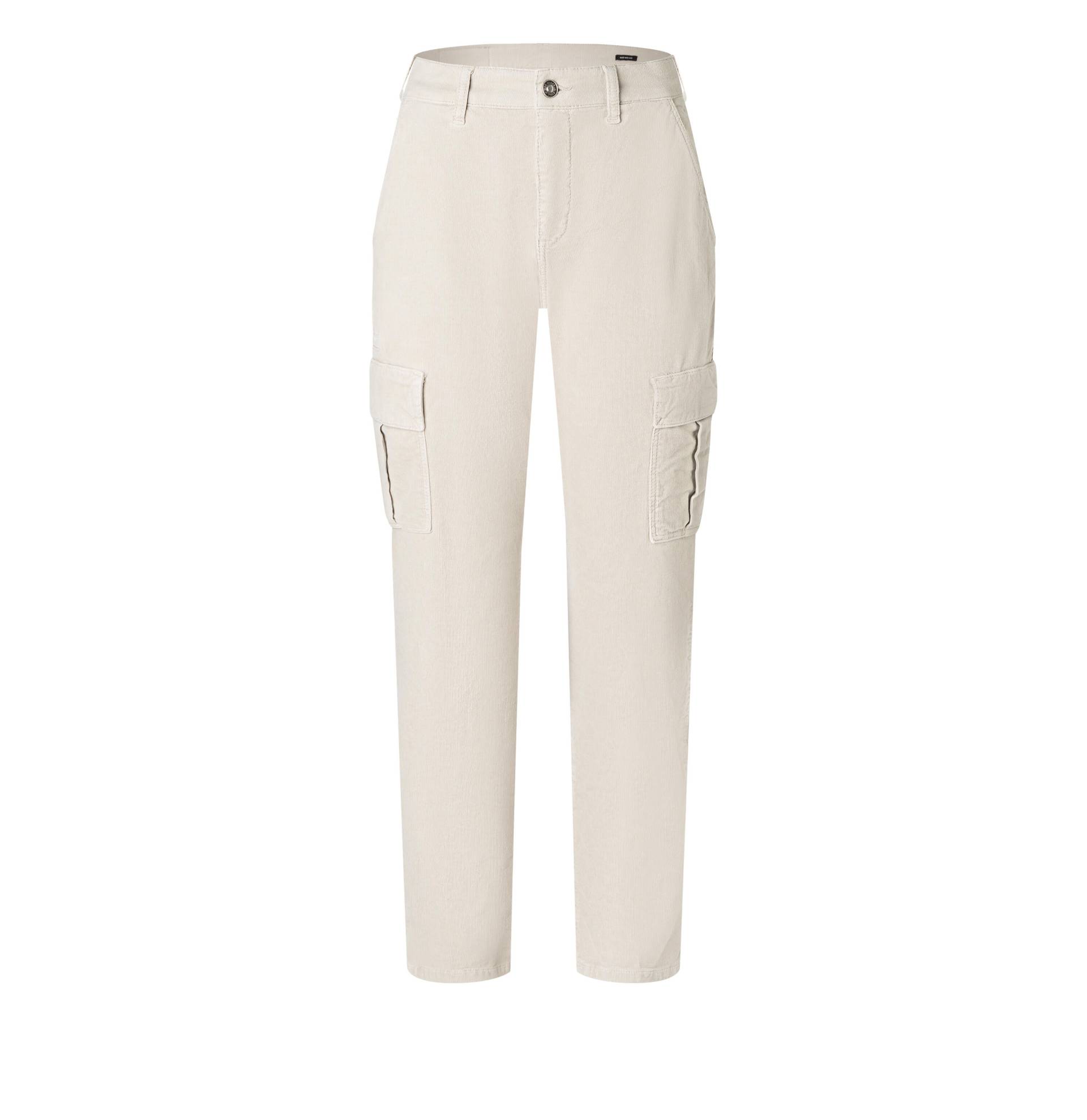 MAC - MAC JEANS - RICH CARGO, Baby soft corduroy weiß - Gr. - 42/OL von MAC