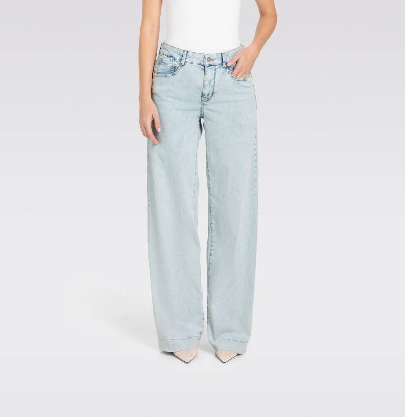 MAC - MAC JEANS - RICH PALAZZO, Light weight denim blau - Gr. - 42/30 von MAC