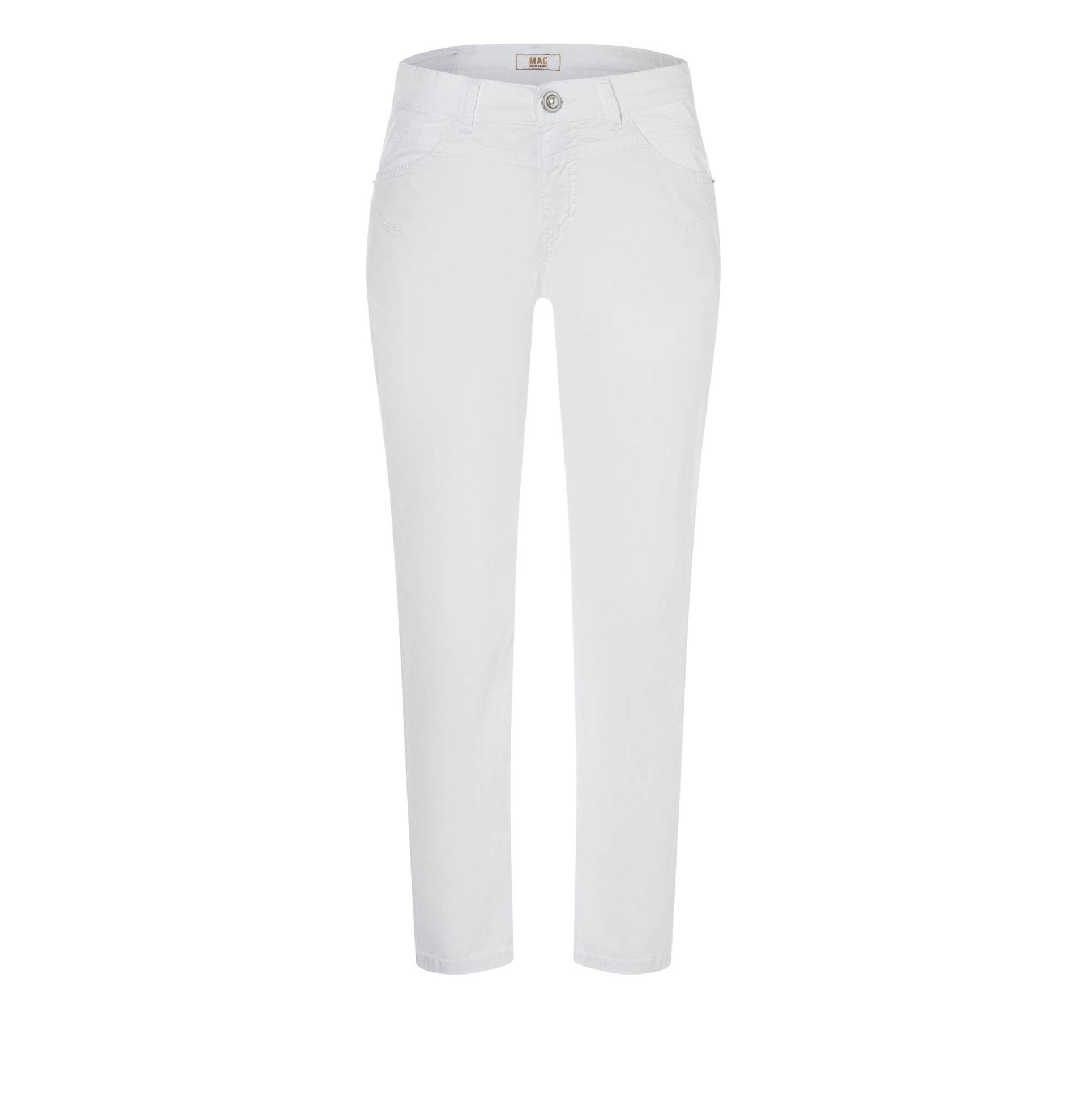 MAC - MAC JEANS - RICH SLIM, Authentic stretch gabardine weiß von MAC