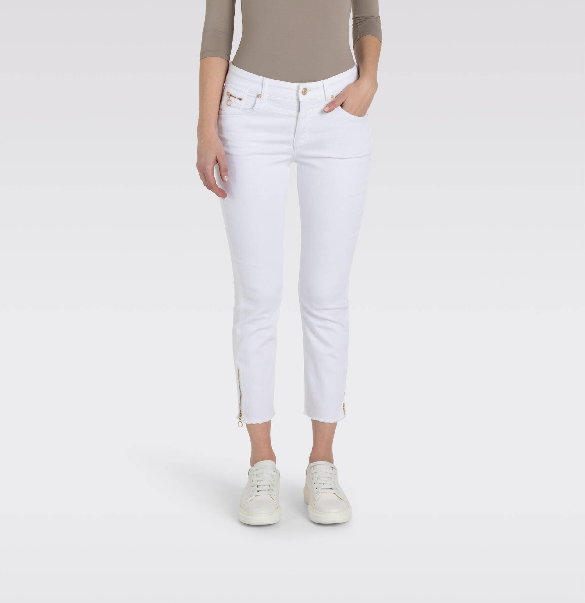 MAC - MAC JEANS - RICH SLIM, Light authentic denim weiß - Gr. - 46/28 von MAC