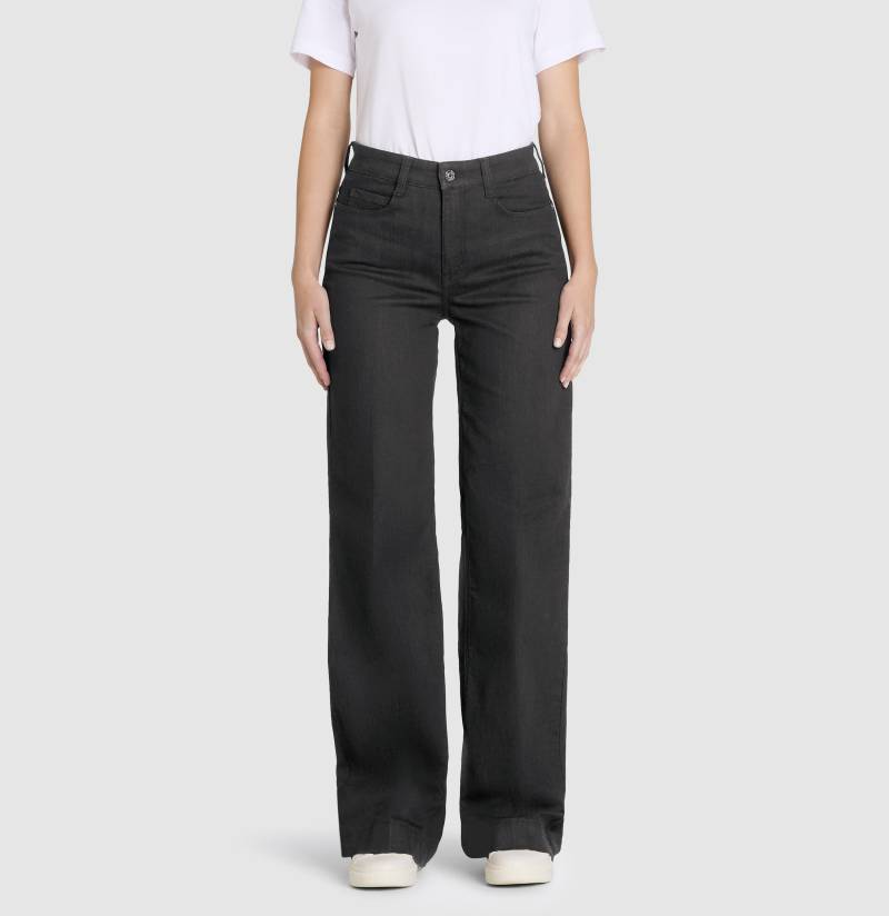 MAC - MAC JEANS - WIDE, Authentic Stretch Denim schwarz - Gr. - 38/30 von MAC