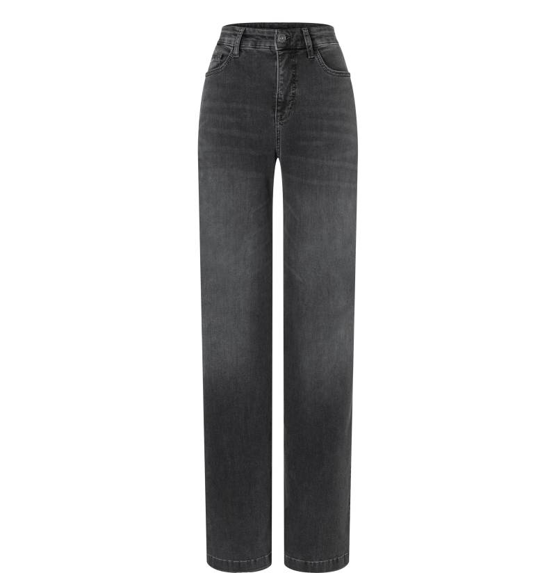 MAC - MAC JEANS - WIDELEG, Authentic Stretch Denim grau - Gr. - 44/34 von MAC