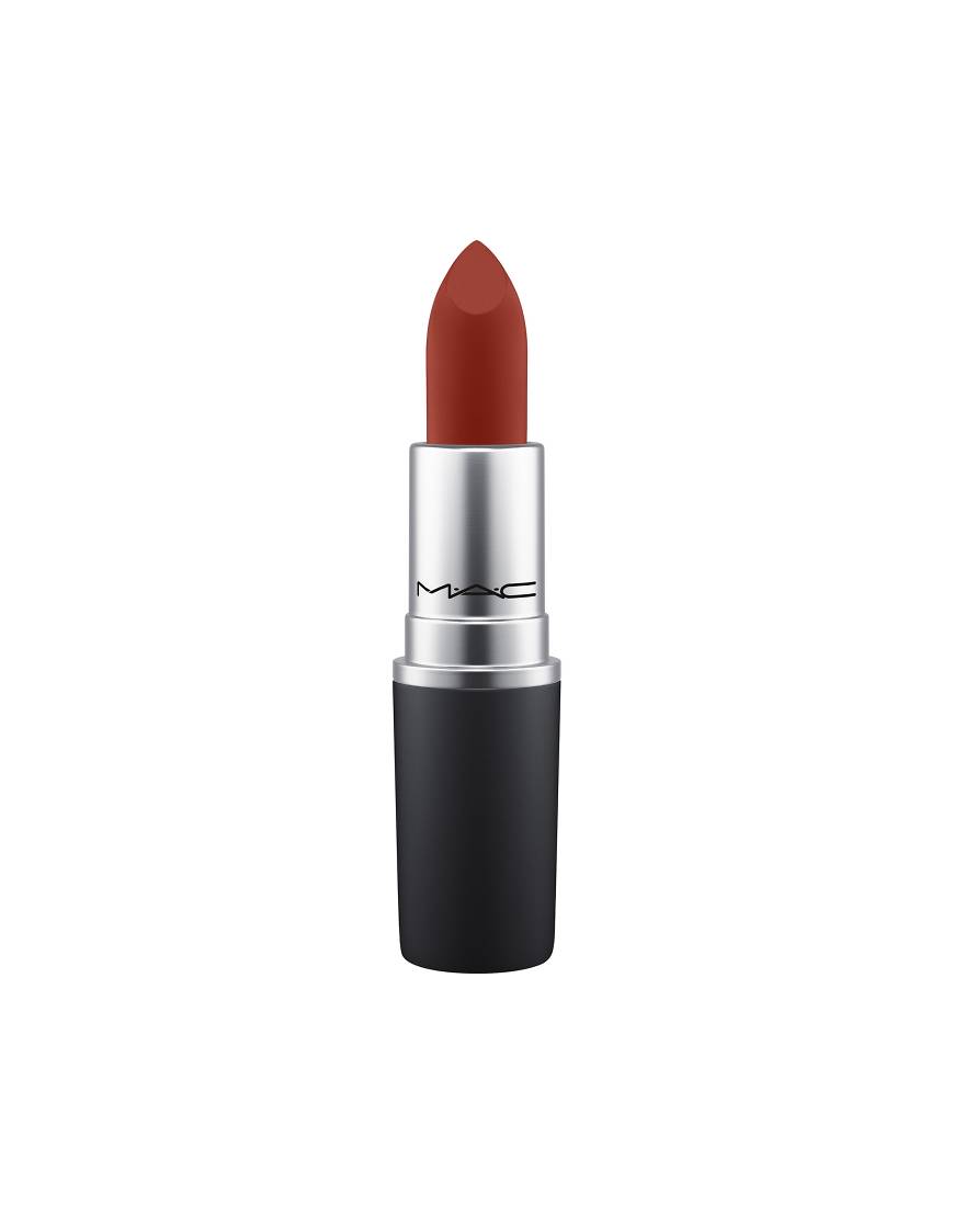 MAC - Powder Kiss - Lippenstift in Dubonnet Buzz-Braun von MAC