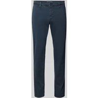 MAC Regular Fit Chino mit seitlichen Eingrifftaschen Modell 'Lennox' in Anthrazit, Größe 34/32 von MAC