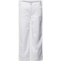 MAC Regular Fit Jeans im 5-Pocket-Design Modell 'CULOTTE' in Weiss, Größe 42 von MAC