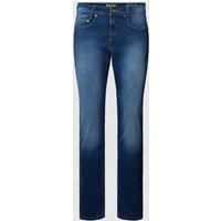 MAC Regular Fit Jeans mit Knopfverschluss Modell "ARNE PIPE" in Blau, Größe 36/34 von MAC