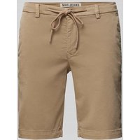 MAC Regular Fit Shorts mit Tunnelzug in Camel, Größe 32 von MAC