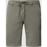 MAC Regular Fit Shorts mit Tunnelzug in Khaki, Größe 30 von MAC