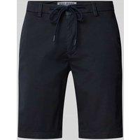 MAC Regular Fit Shorts mit Tunnelzug in Marine, Größe 32 von MAC