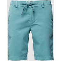 MAC Regular Fit Shorts mit Tunnelzug in Ocean, Größe 30 von MAC