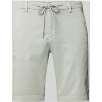 MAC Regular Fit Shorts mit Tunnelzug in Silber, Größe 30 von MAC