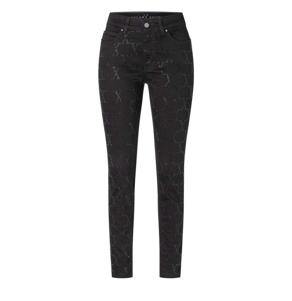 MAC Skinny-fit-Jeans DREAM SKINNY chain glitter mit Glitzersteine Muster von MAC