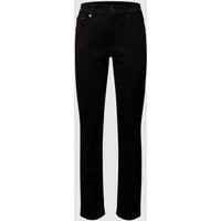 MAC Slim Fit Jeans mit Reißverschlusstasche in Black, Größe 34/28 von MAC