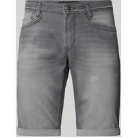 MAC Slim Fit Jeansbermudas im 5-Pocket-Design Modell 'Jogn' in Hellgrau, Größe 38 von MAC