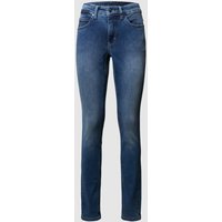 MAC Stone Washed Skinny Fit Jeans Modell DREAM SKINNY in Blau, Größe 30/34 von MAC