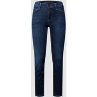 MAC Stone Washed Skinny Fit Jeans in Dunkelblau, Größe 32/27 von MAC