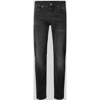 MAC Straight Fit Jeans im 5-Pocket-Design Modell 'ARNE PIPE' in Black, Größe 34/32 von MAC
