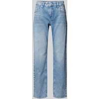 MAC Straight Fit Jeans im 5-Pocket-Design in Hellblau, Größe 38/28 von MAC