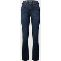 MAC Straight Fit Jeans mit Label-Patch Modell 'Angela' in Blau, Größe 34/32 MAC Straight Fit Jeans mit Label-Patch Modell 'Angela' in Blau, Größe 34/32 von MAC
