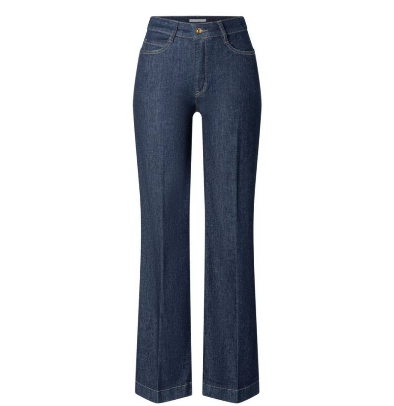 MAC Straight-Jeans Mac Damen Jeans Hose Wide Authentic Stretch Denim Blue 5228-90-0387L Authentische Optik, angenehmer Griff, hoher Tragekomfort von MAC