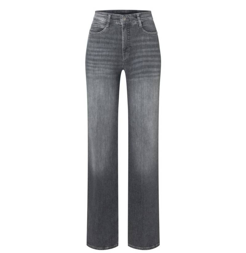 MAC Straight-Jeans Mac Damen Jeans Hose Wide Authentic Stretch Denim Grey 5228-90-0387L Authentische Optik, angenehmer Griff, hoher Tragekomfort von MAC